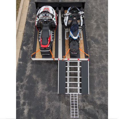 Black Widow Black Ice Deluxe Double Snowmobile Trailer Accessory Kit | Model SNO-TK-DDS | 105" Wide | For Snowmobile Loading