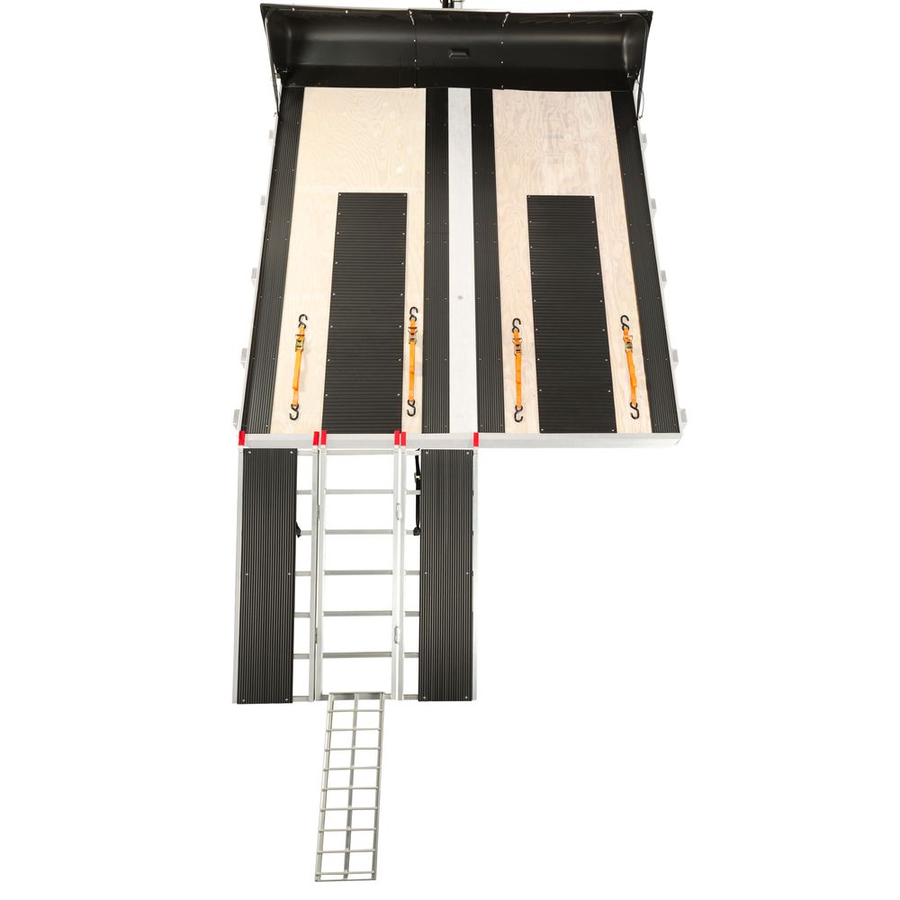 Black Widow Black Ice Deluxe Double Snowmobile Trailer Accessory Kit | Model SNO-TK-DDS | 105" Wide | For Snowmobile Loading