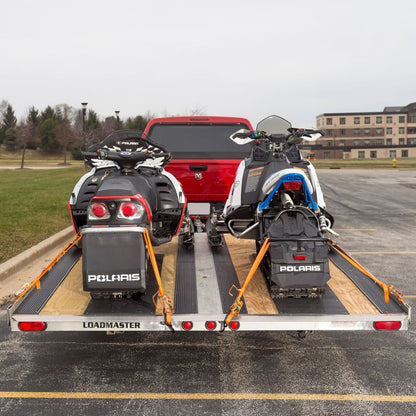 Black Widow Black Ice Deluxe Double Snowmobile Trailer Accessory Kit | Model SNO-TK-DDS | 105" Wide | For Snowmobile Loading