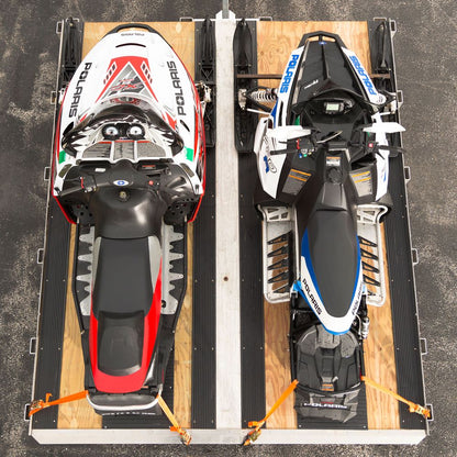 Black Widow Black Ice Deluxe Double Snowmobile Trailer Accessory Kit | Model SNO-TK-DDS | 105" Wide | For Snowmobile Loading