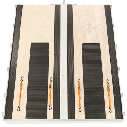 Black Widow Black Ice Deluxe Double Snowmobile Trailer Accessory Kit | Model SNO-TK-DDS | 105" Wide | For Snowmobile Loading