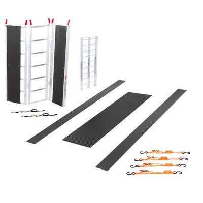 Black Widow Black Ice Deluxe Single Snowmobile Trailer Accessory Kit | Model SNO-TK-SD | Ramp Width 54