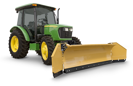 HLA Attachments 3500 Series 6' / 11' to 10' / 15' Snow Pusher (Edge Flex) Less Frame / Mount For Tractor