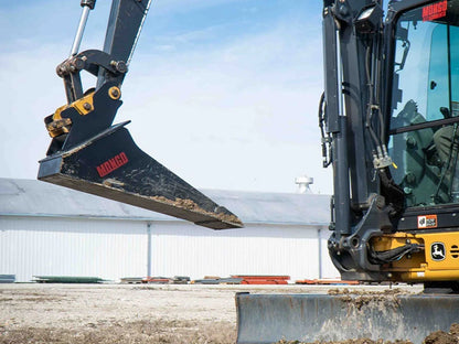 Mongo Attachments Spade Bucket | Model MSPADE3‑5 | Width 12" | Precision Trenching Attachment | 2.5–6 Ton | For Excavators