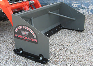 WORKSAVER SNOW PUSHER (36-SERIES) RUBBER EDGE FOR TRACTOR