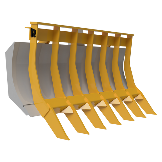 ROCKLAND STACKING RAKE WITH HIGH-STRENGTH ALLOY STEEL FOR DOZERS