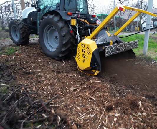 Orsi 3-Pt Hitch Mulcher | Working Width 60" To 78" inches | Horsepower 100-110 HP | For Tractors