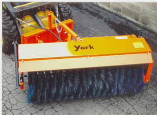York Hydraulic Rotary Brooms | Model SSAB328 | Width 96" | Brush Diameter 32" | Hydraulic Flow 10-15 GPM | For Skid Steers