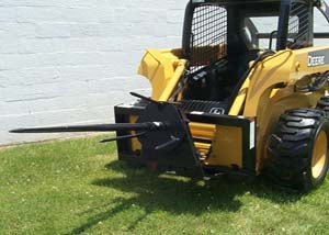 Worksaver HAY Unroller Hydraulic 2,000 LB Max For Skid Steer