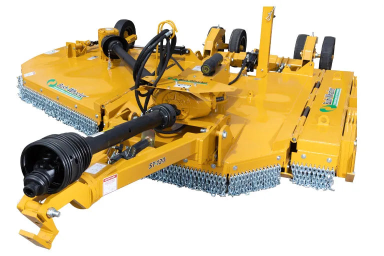 Bush Whacker Heavy Duty Flex-Wing Brush Cutter | Model ST-120 | Width 120" inches | Horsepower 275 HP | For Tractors