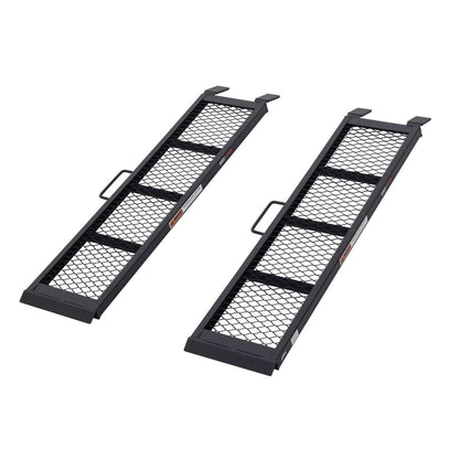Black Widow Dual Runner ATV Trailer Ramps | Model ST-4811-1600-MV2 | Size 4 ft L x 11 in W | Capacity 1,600 lb | Horsepower 4 To 90+ HP | For ATV & UTV Loading