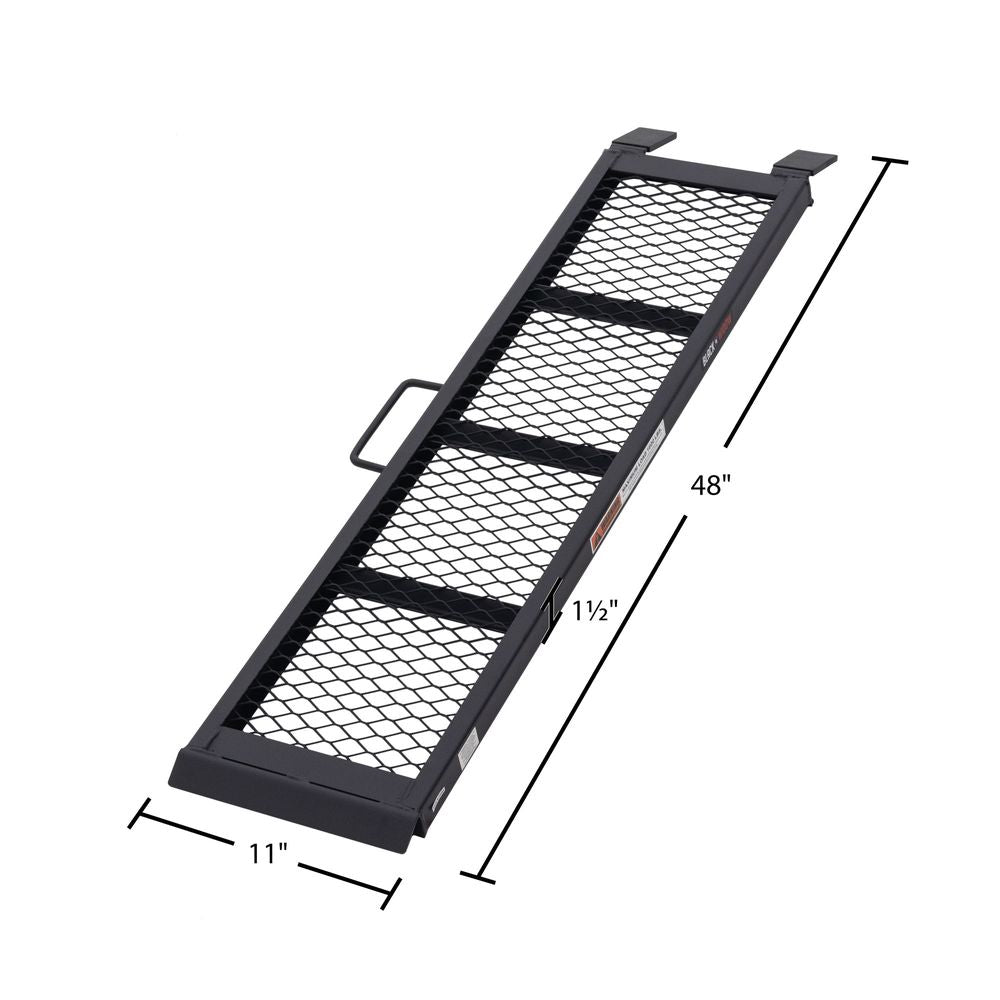 Black Widow Dual Runner ATV Trailer Ramps | Model ST-4811-1600-MV2 | Size 4 ft L x 11 in W | Capacity 1,600 lb | Horsepower 4 To 90+ HP | For ATV & UTV Loading