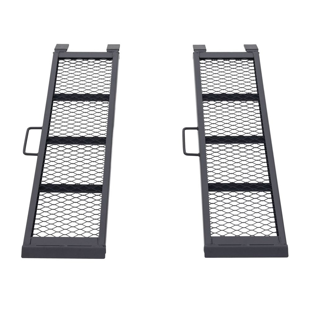 Black Widow Dual Runner ATV Trailer Ramps | Model ST-4811-1600-MV2 | Size 4 ft L x 11 in W | Capacity 1,600 lb | Horsepower 4 To 90+ HP | For ATV & UTV Loading
