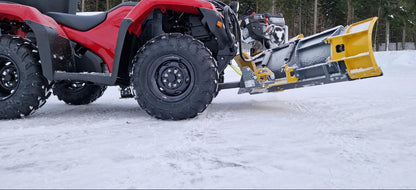 Rammy Thrower Plow ATV (Plow + Snow Thrower Combo) | Working Width 46" | Snow Throwing Distance 49' | Tank Volume 3.0L | Horsepower 9.5 HP | For ATVs