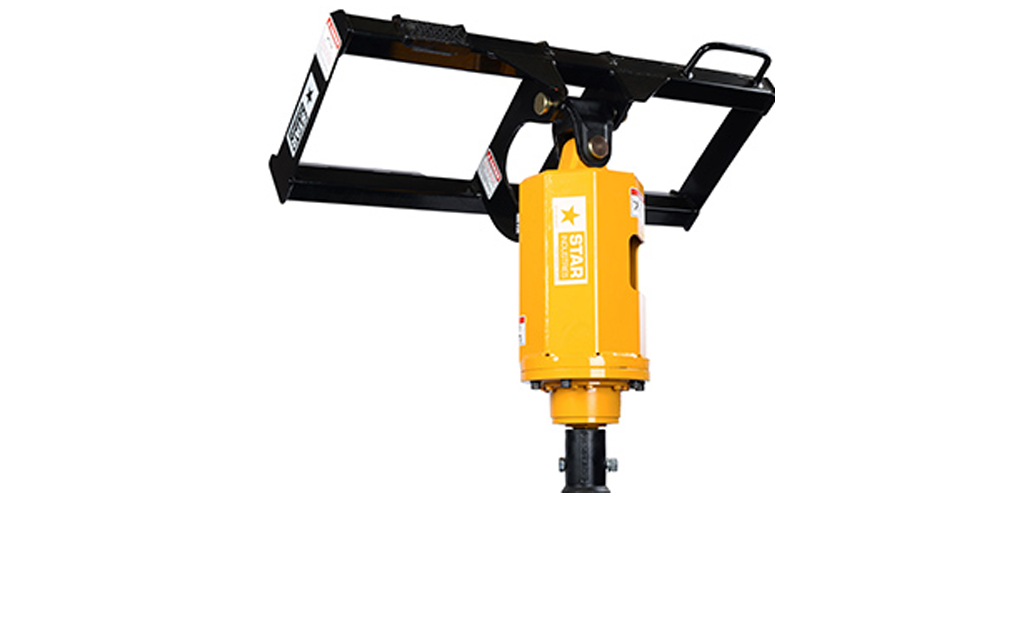 Star Industries Skidsteer Auger Assemblies (Includes Mounting Frame, Drive & Hose Kit) | 10–35 GPM | For Skid Steers