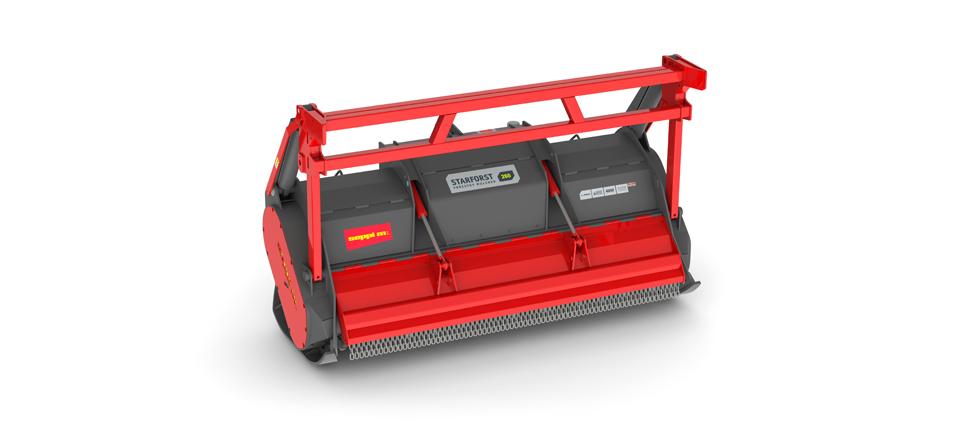 Seppi STARFORST High Performance Forestry Mulcher | 83" Wroking Width | 180-350 HP | For Tractor