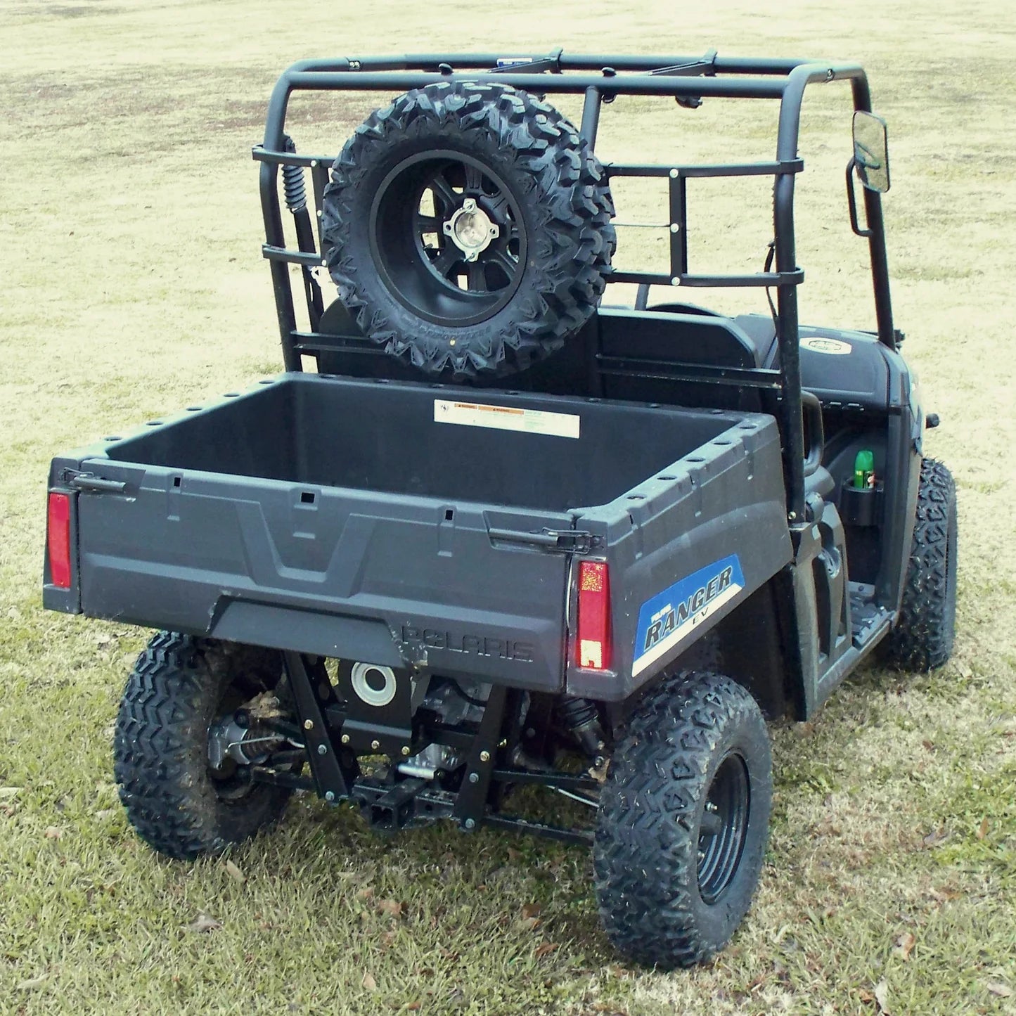 Great Day | Power-Ride™ Spare Tire Rack | Model UVPR905-STC | Frame Width 50" To 64" | Lightweight UTV Spare Tire Carrier | No-Drill Mount | Horsepower 40+ HP | For UTV