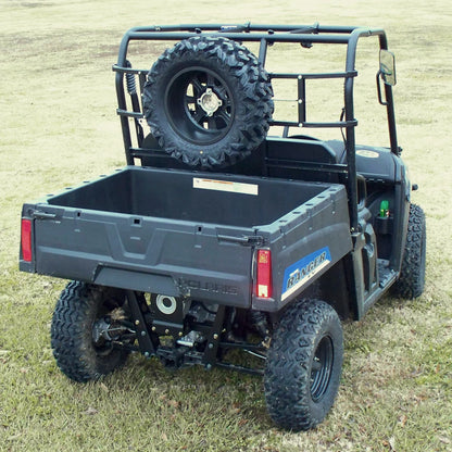 Great Day | Power-Ride™ Spare Tire Rack | Model UVPR905-STC | Frame Width 50" To 64" | Lightweight UTV Spare Tire Carrier | No-Drill Mount | Horsepower 40+ HP | For UTV