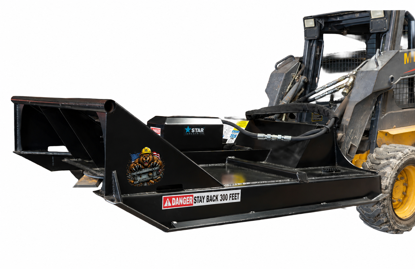 Star Industries Brush Cutter | Model 195-72 | Width 72" | 16–26 GPM | For Skid Steer