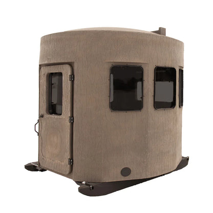 Bank Outdoors Stump Sequoia Ice Phantom Blind | Model STSQICEPH | Diameter 90" | 4 Ice Holes | For Universal Hunting & Ice Fishing Shelter