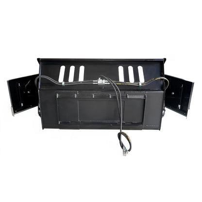 Landy Attachments Snow Bucket with Wings | Width 91" | 20-35 HP | For Skid Steers, ATVs, UTVs & Tractors