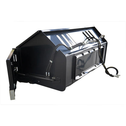 Landy Attachments Snow Bucket with Wings | Width 91" | 20-35 HP | For Skid Steers, ATVs, UTVs & Tractors