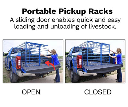 Sydell Transport Portable Pickup Racks | Livestock Rack | Size 48" x 96" | 20–50 HP | For Pickup Truck