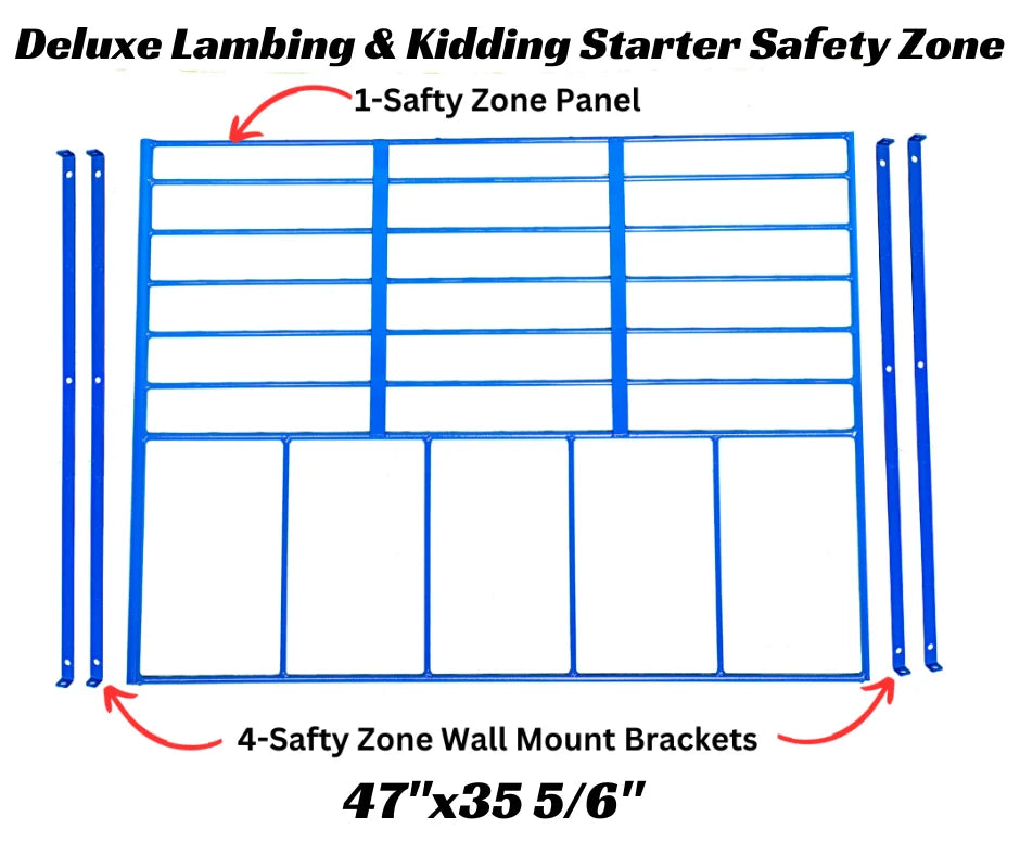 Sydell Starter Safety Zone | #0653-5A | Deluxe Lambing & Kidding Pens | For Sheep & Goat Newborn