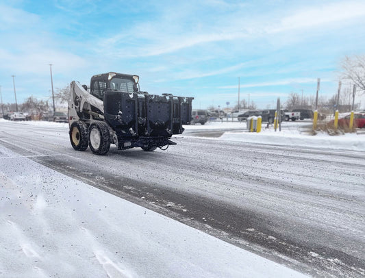 Virnig Salt Spreader | Model SLT | 56.3" Width | Hydraulic Flow 15 To 25 GPM | For Skid Steer