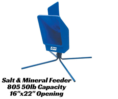 Sydell Salt & Mineral Feeder | #0805 | 4-Leg Base | Capacity 50 lb | For Sheep & Goat Livestock
