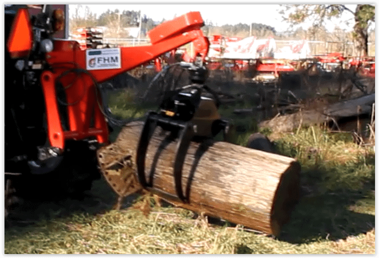 Farmer Helper FH-LG1100HR Log Grapple | 1100 lbs Lift Capacity | 39.4-inch Jaw Opening | 2900 PSI Hydraulic for Tractor