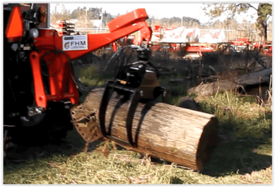 Farmer Helper Log Grapple | Model FH-LG1100HR | Width 13.2