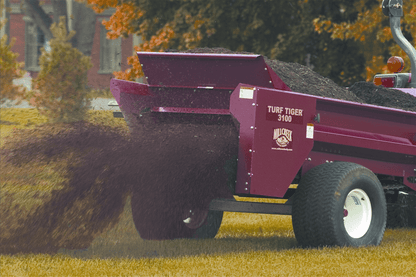 Mill Creek Mid-Size Top Dressers | Turf Tiger 3100 & 3200 Model | Spreading Width Up to 8 feet | For Tractors