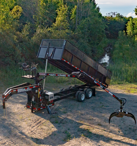 Black Horse Hydraulic Dump Trailer Series | Model 20’ Trailer | Strong Box Lift Capacity | Barn Door Tailgates