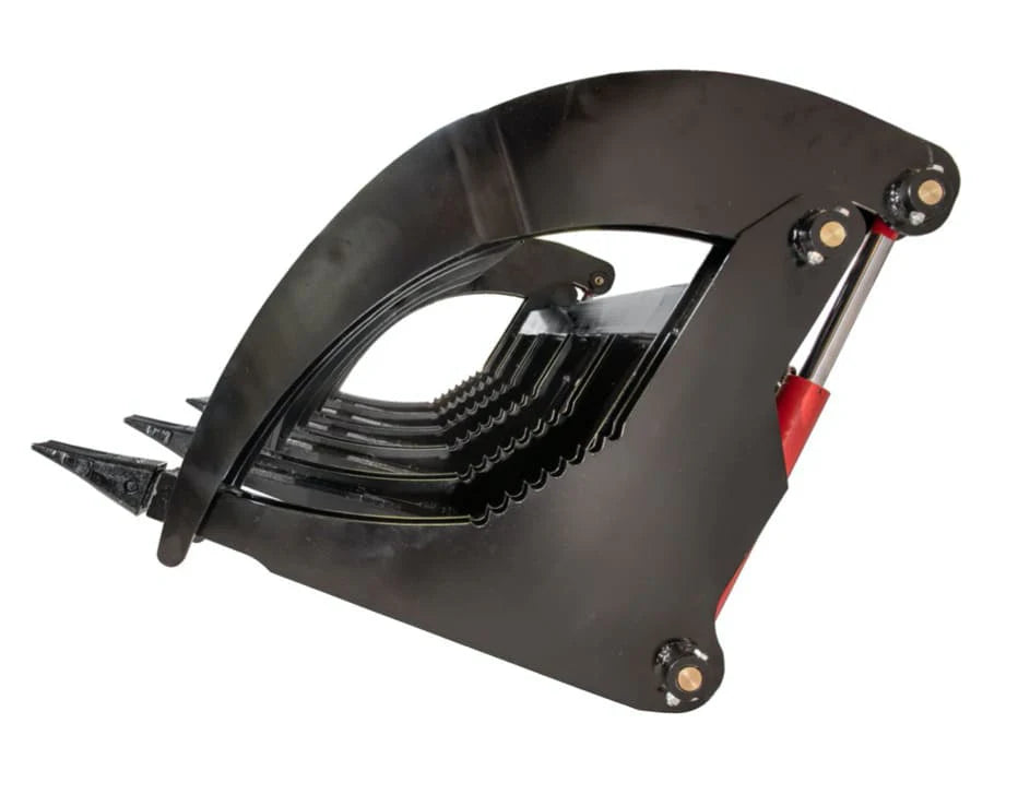 McLaren Industries Rake Grapple Severe Duty | Model 60X100X68, 60X100X76 & 60X100X86 | Width 68" To 86" | 15 To 25 GPM | For Skid Steer