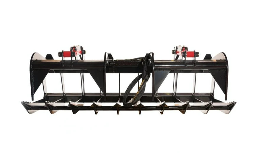 McLaren Industries Heavy Duty Root Grapple Bucket | Width 66", 78", 84" | 15-25 GPM | For Skid Steers