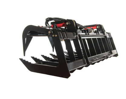 McLaren Industries Heavy Duty Root Grapple Bucket | Width 66", 78", 84" | 15-25 GPM | For Skid Steers