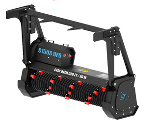 Utilitough FEMAC Skid Steer Mulchers | S15US DFD Series | Working Width 53", 63"  & 73" | 15–40 GPM | For Skid Steers