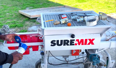 Venture Silo Suremix 3D W/ Silo Delivery Hood Mixing Pump With Level Sensor | Capacity 6000 LB | 220V | 39