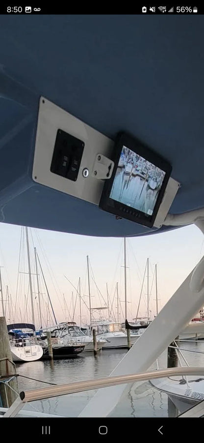 BoatEye360 External Marine Monitor | 10" IPS HD Display | IP68 Waterproof | HDMI & RCA Inputs | 12V Marine Systems | For Boat