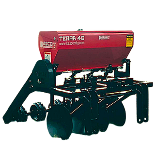 Kasco TERRA 40 Food Plot Planter | Width 48" | Row Spacing 10" | 20–30 HP | For Tractors