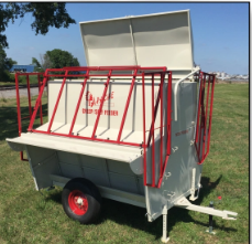 Global Equipment Apache Palco Cattleboss Creep Feeder | Length 8' - 21' | Capacity 1,500 - 19,500 lbs | Stationary & Portable | For Daily Feeding Pressure