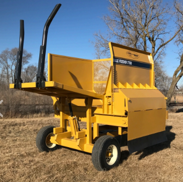 Henke Buffalo Round Bale Feeder | Model 7700 | Fast Bale Processing | 80–100 HP | For Tractors