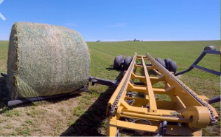 Henke Buffalo Quarter‑Turn Bale Mover | Model 7800 | Fast Loading | 120–150 HP | For Tractors