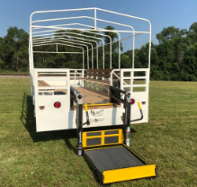 Apache Trolley “Open‑Air Limousine” | 30–35 Passenger Capacity | Pull Type | 40–60 HP | For Tractors & Trucks