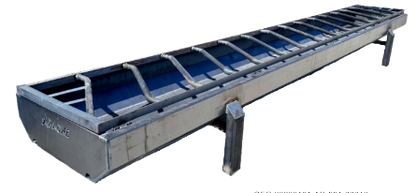 Apache Feed Bunk with Folding Feed Panel | Model 20' | 40" W | For Cattle Operations & Ranch Facilities