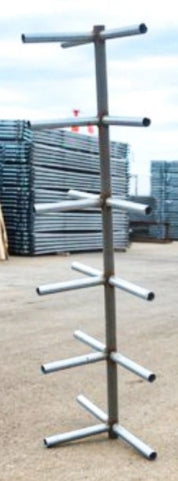 Global Equipment Galvalume Continuous Fence | 6 Bar | 20' | 1-1/4" 16 Gauge Round Pipe | For Livestock & Cattle