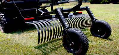 Dirt Dog ATV Equipment – Landscape Rake | Model LRV Series | Overall Width 48