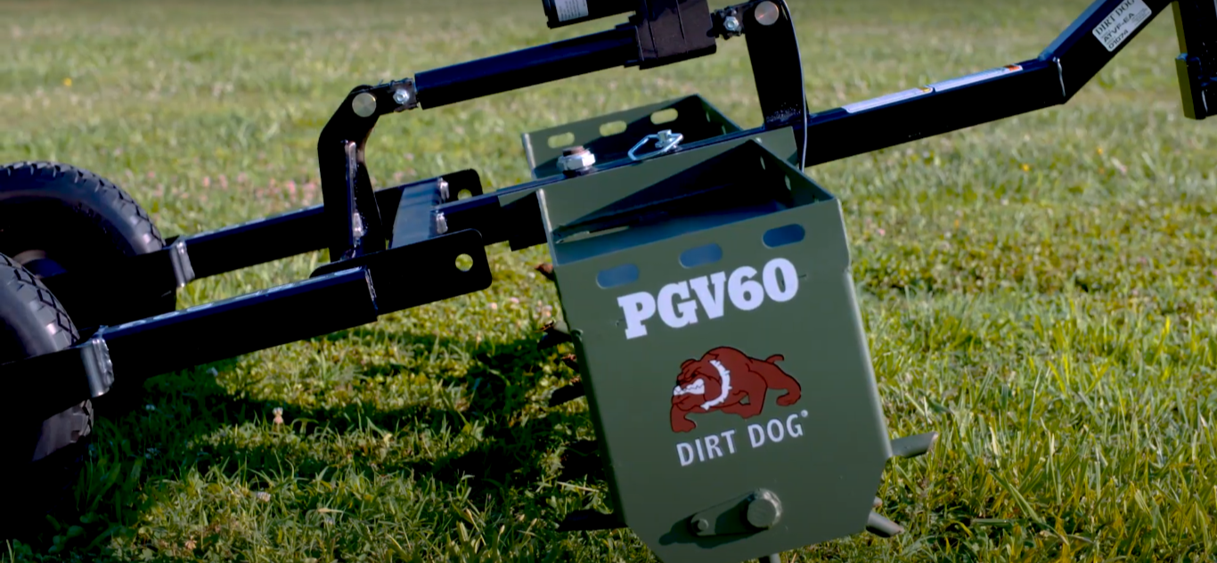 Dirt Dog ATV Equipment – Plugger | Model PGV Series | Overall Width 48", 60" & 72" inches | For ATV/UTVs