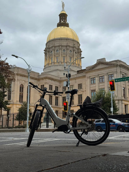 Himiway | Electric Bike | Model A7 Commuter | 27.5 x 2.4” Tires | 750W Hub Motor | 65 Mile Range | 400 lb Payload | Full Suspension Comfort | For Urban Comfort & All-Terrain Exploration